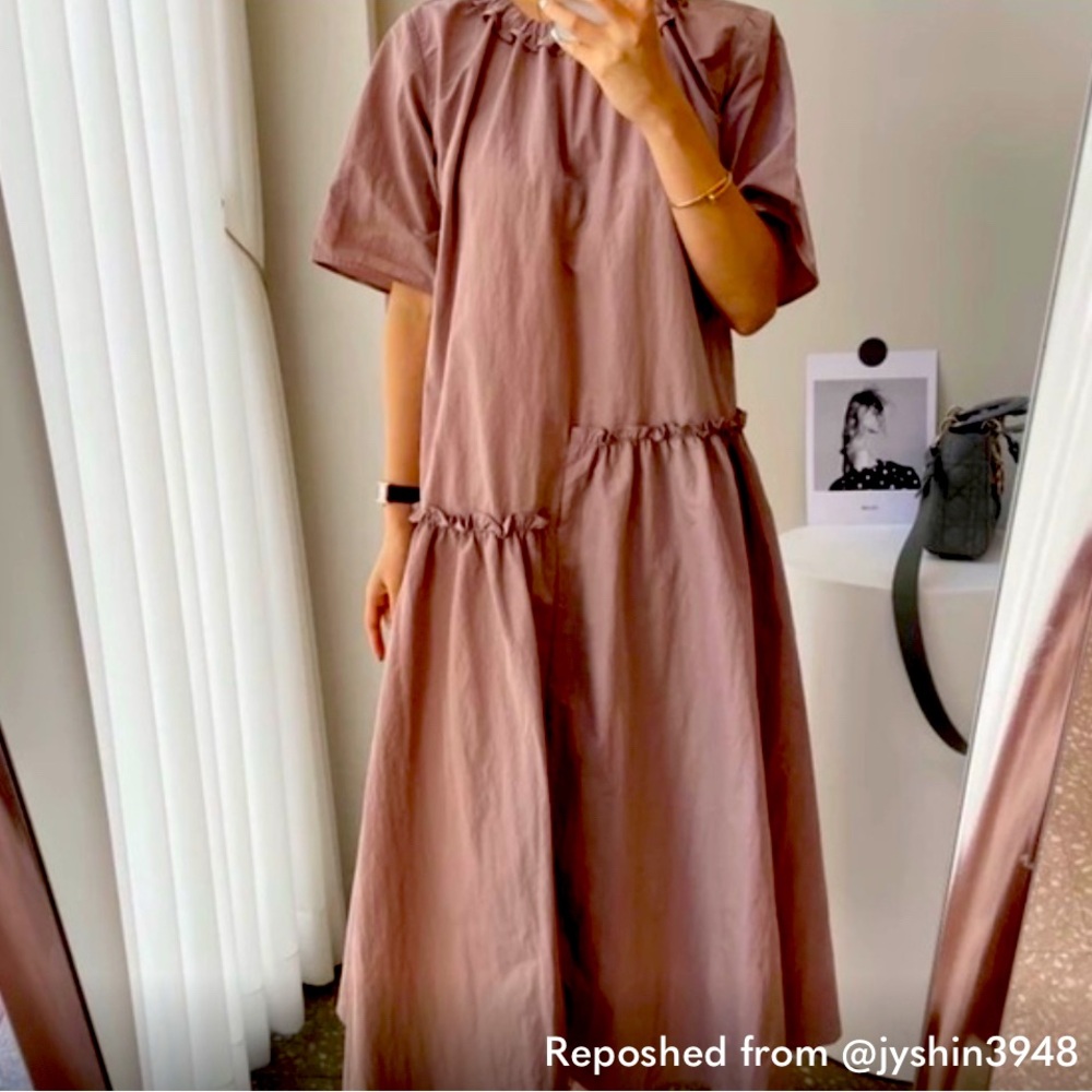 Summer dress free size up to large  relaxed fit new without tag
